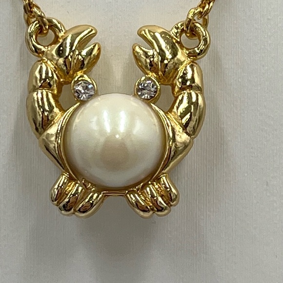 NWT Kate Spade New York Make A Splash Cream Pearl Pendant Gold Tone Necklace - Picture 7 of 13